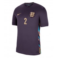 Maglia Calcio Inghilterra Kyle Walker #2 Seconda Divisa Europei 2024 Manica Corta